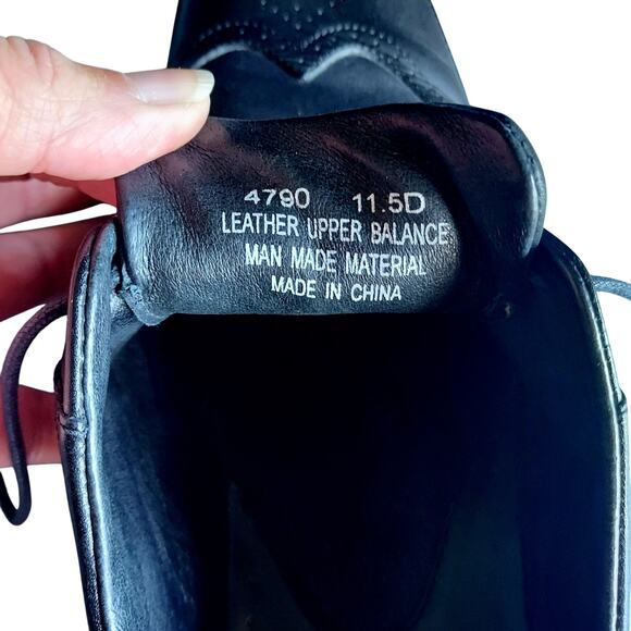 Red Wing Baxter 4790 Men\'s Black Leather Oxford Wingtip Brogue Size 11.5D main image 10